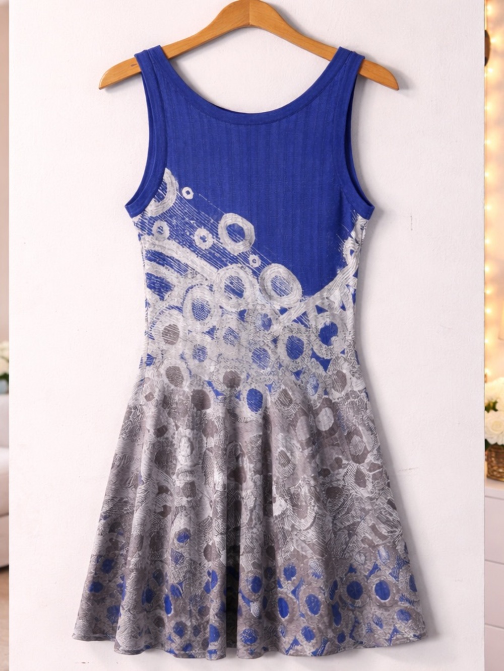 ✨ NIC+ZOE Twirl and Swirl Sleeveless Skater Dresz Size S